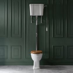 Milano Richmond - Traditional High Level Toilet with Cistern and Seat - Choice of Finish