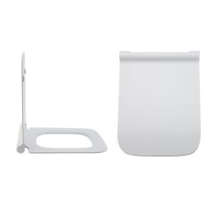 Milano Elswick - White Soft Close Quick Release Top Fix Toilet Seat