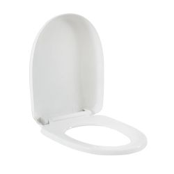 Milano Legend - White Traditional Soft Close Toilet Seat