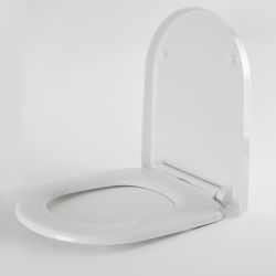 Milano Ballam - White Soft Close Quick Release Top Fix Toilet Seat