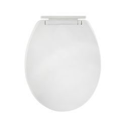Milano Newby - Close Coupled White Soft Close Toilet Seat