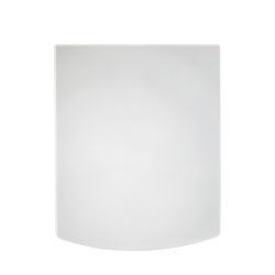 Milano Dalton - Back to Wall White Soft Close Quick Release Top Fix Toilet Seat