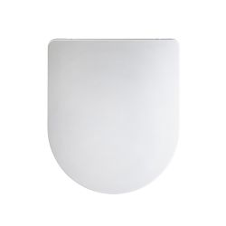 Milano Colby - White Soft Close Quick Release Top Fix Toilet Seat