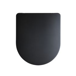 Milano Elements - Graphite Soft Close Quick Release Top Fix Toilet Seat