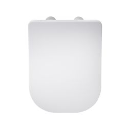 Milano Avenham - White Soft Close Quick Release Top Fix Toilet Seat