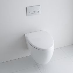 Milano Altham - White Soft Close Quick Release Top Fix Toilet Seat