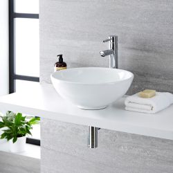 400mm Round Ceramic Counter Top Basin