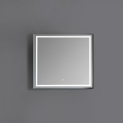 Milano Bromley - Modern Waterproof LED Mirror - 750mm x 700mm - Choice of Finish