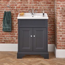 Milano Thornton - 635mm Traditional Vanity Unit with Basin - Choice of Finish and Handles