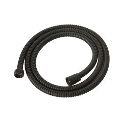 Milano Elizabeth - 1.75m Brass Shower Hose - Black