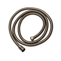 Milano - Fine Ribbed 1.75m Shower Hose - Black Nickel