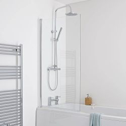 Milano - Square Bath Shower Screen - Choice of Finish