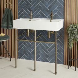 Milano Dalton - Basin with Washstand - Choice of Size and Finish