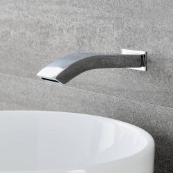Milano Razor - Wall Mounted Basin or Bath Spout - Chrome