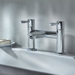 Milano Mirage - Modern Bath Filler Mixer Tap - Chrome