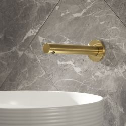 Milano Otto - Modern Wall Mounted Basin or Bath Spout - Choice of Finish