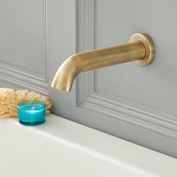 Milano Elizabeth - Traditional Wall Mounted Bath Spout - Brushed Gold