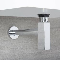 Milano - Square Basin Bottle Trap - Choice of Finish