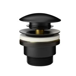 Milano - Universal Push Button Basin Waste - Black