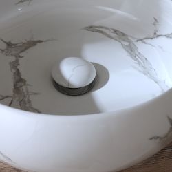 Milano Elements - Slotted Push Button Basin Waste - Choice of Finish