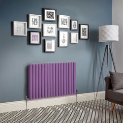 Milano Aruba - Horizontal Double Panel Designer Radiator - Choice of Bright Colours and Sizes