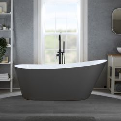 Milano Overton - Modern Freestanding Slipper Bath - Choice of Colour and Size
