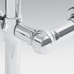Milano - Chrome Heating Element Cable Masking Cover