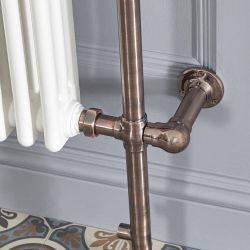 Milano - Brushed Bronze Heating Element Cable Masking Cover