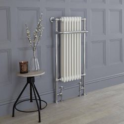 Milano Elizabeth - White Traditional Heated Towel Rail - Choice of Size
