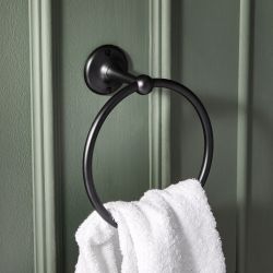 Milano Elizabeth - Traditional Towel Ring - Choice of Finish
