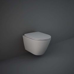 RAK Feeling - Modern Rimless Wall Hung Toilet with Soft Close Seat - Choice of Finish