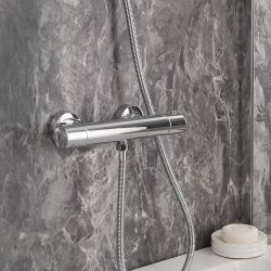 Milano Elsie - Modern Round Thermostatic Bar Shower Valve - Choice of Finish