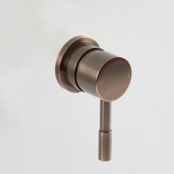 Milano Amara - Modern Manual Shower Valve - One Outlet - Aged Bronze
