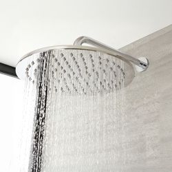 Milano Mirage - Modern Round 300mm Stainless Steel Shower Head - Chrome