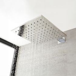 Milano Arvo - Modern 300mm Square Stainless Steel Shower Head - Chrome