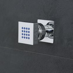 Milano Arvo - Modern Front Fix Square Body Jet - Chrome