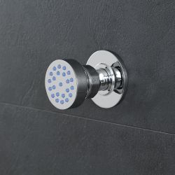 Milano Mirage - Modern Front Fix Round Body Jet - Chrome