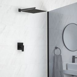 Milano Preto - Black Shower with Shower Head (1 Outlet)