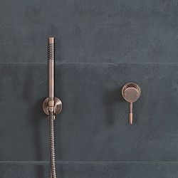Milano Amara - Manual Shower Valve with Hand Shower - Aged Bronze