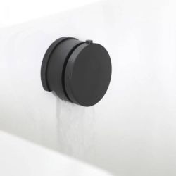 Milano Nero - Black Thermostatic Shower with Diverter, Overflow Bath Filler and Hand Shower (2 Outlet)