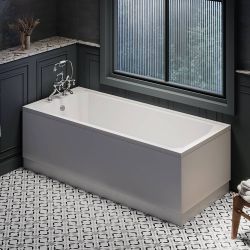 Milano Richmond - Traditional Art Deco Standard Bath - Choice of Size and Premium Panels