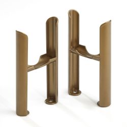 Milano Windsor - Floor-Mounting Feet for Traditional 3 Column Windsor Radiators- Choice of Metallic Colours