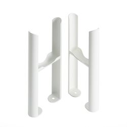 Milano Windsor - White Floor-Mounting Feet for Traditional 3 Column Windsor Radiators
