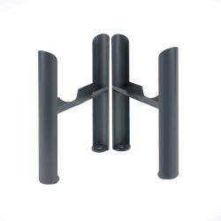Milano Windsor - Anthracite Floor-Mounting Feet for Traditional 4 Column Windsor Radiators