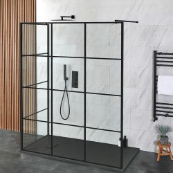Milano Barq - 2 Sided Walk-In Shower Enclosure with Slate Tray - Choice of Sizes