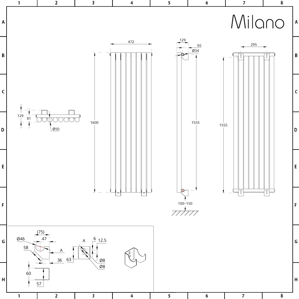 product dimensions