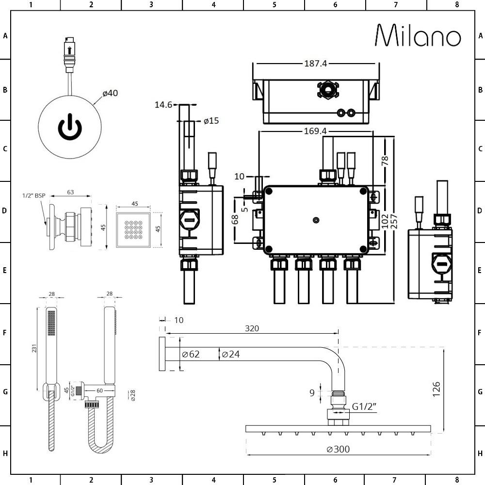 product dimensions