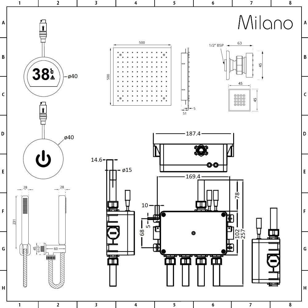 product dimensions