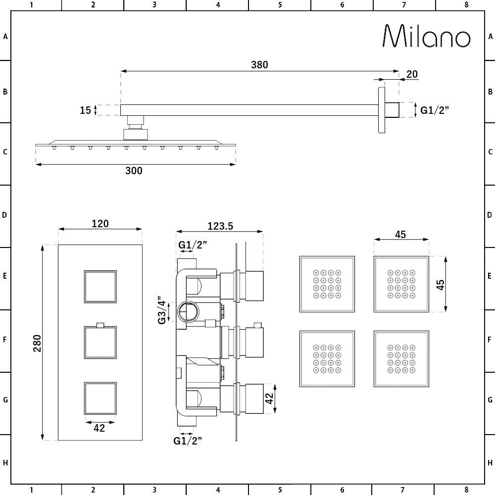product dimensions
