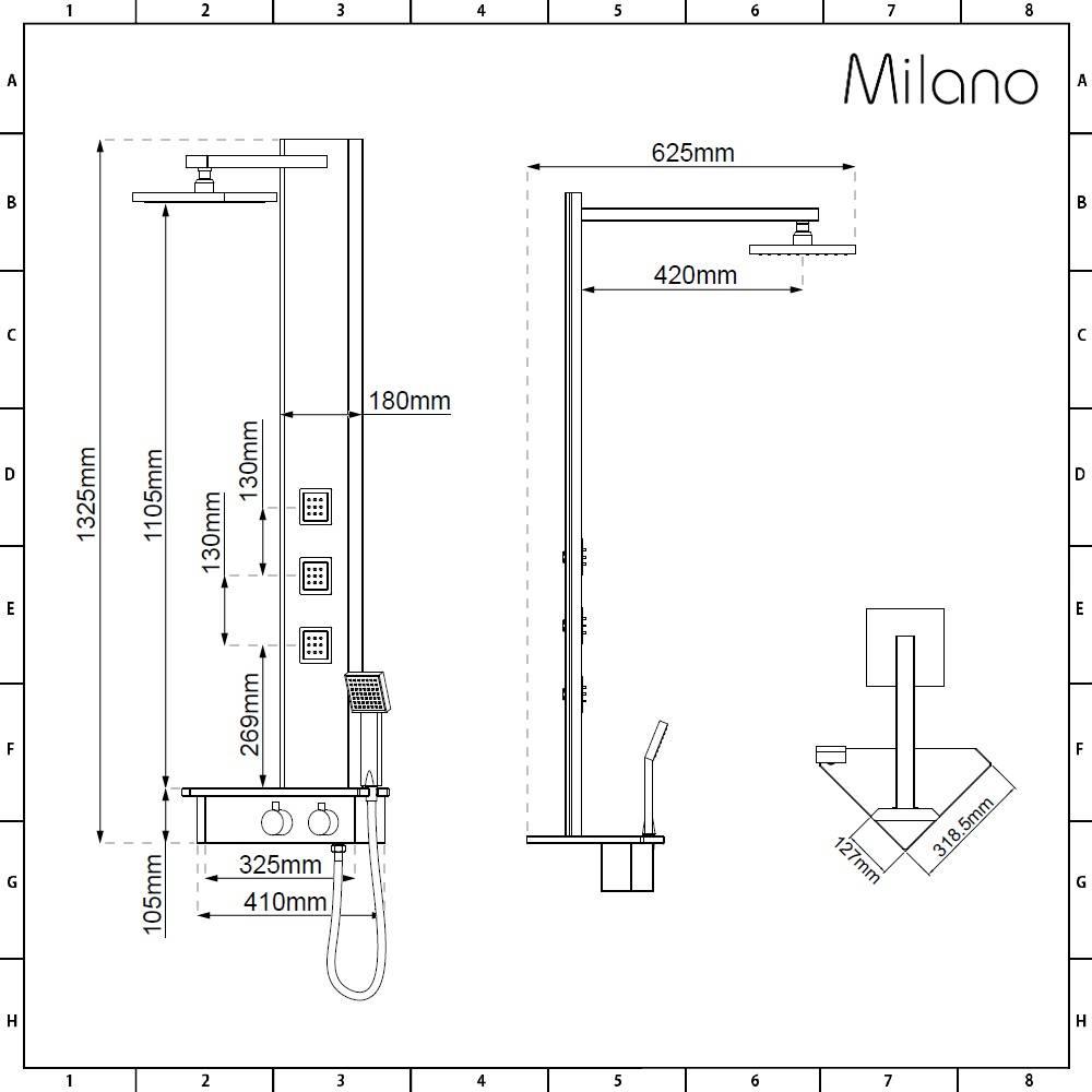 product dimensions